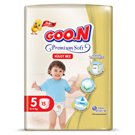 Premium Soft Size 5 Baby Diaper Pants Economic Pack 12-17 kg 16 pcs