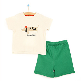 Basic KeyLines Erkek Bebek Tshirt-Şort Takım