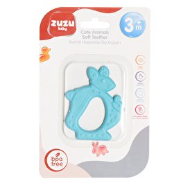 Cute Animals Soft Teether 2 pcs 3 Months+ Assorted