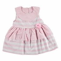 Bebek Çizgili-Kareli Elbise