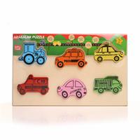 Wooden Cars Baby Puzzle