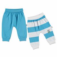 Summer Baby Boy Plane Group Supreme Rib Trousers 2 pcs
