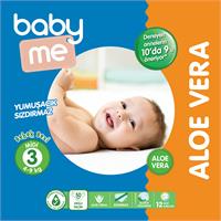 Aloe Vera Midi Number 3 Baby Diaper 4-9 kg 50 pcs