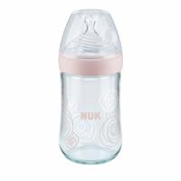Glass Baby Bottle Natural Sense 0-6 m 240 ml Size M