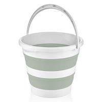 Foldable Baby Bath Bucket Gray