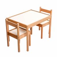 Montessori Wooden Table and San
