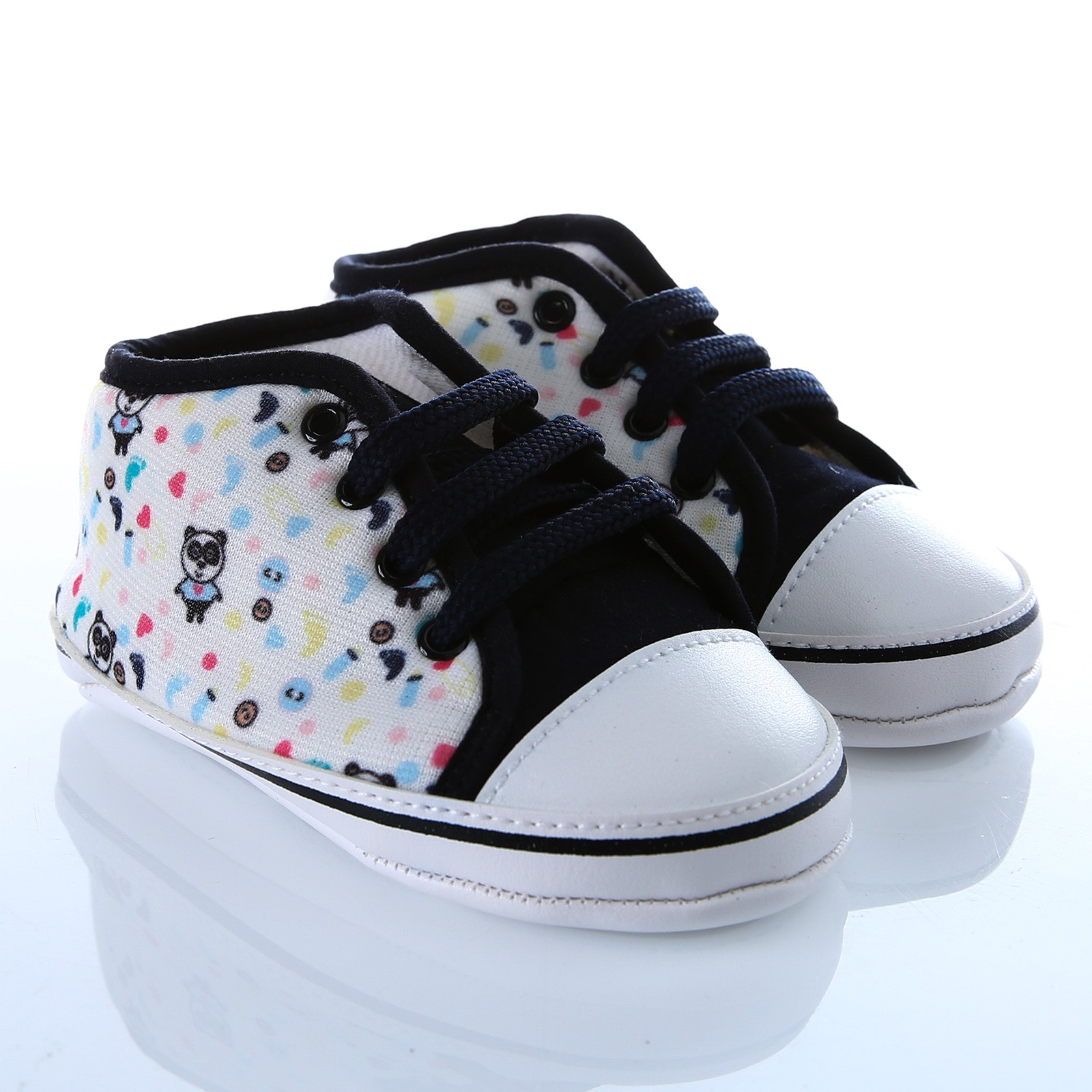 NEW Baby Boys Stripy Stripe White Black Trainer Sneaker Shoes 6-18 mths Size 4//5