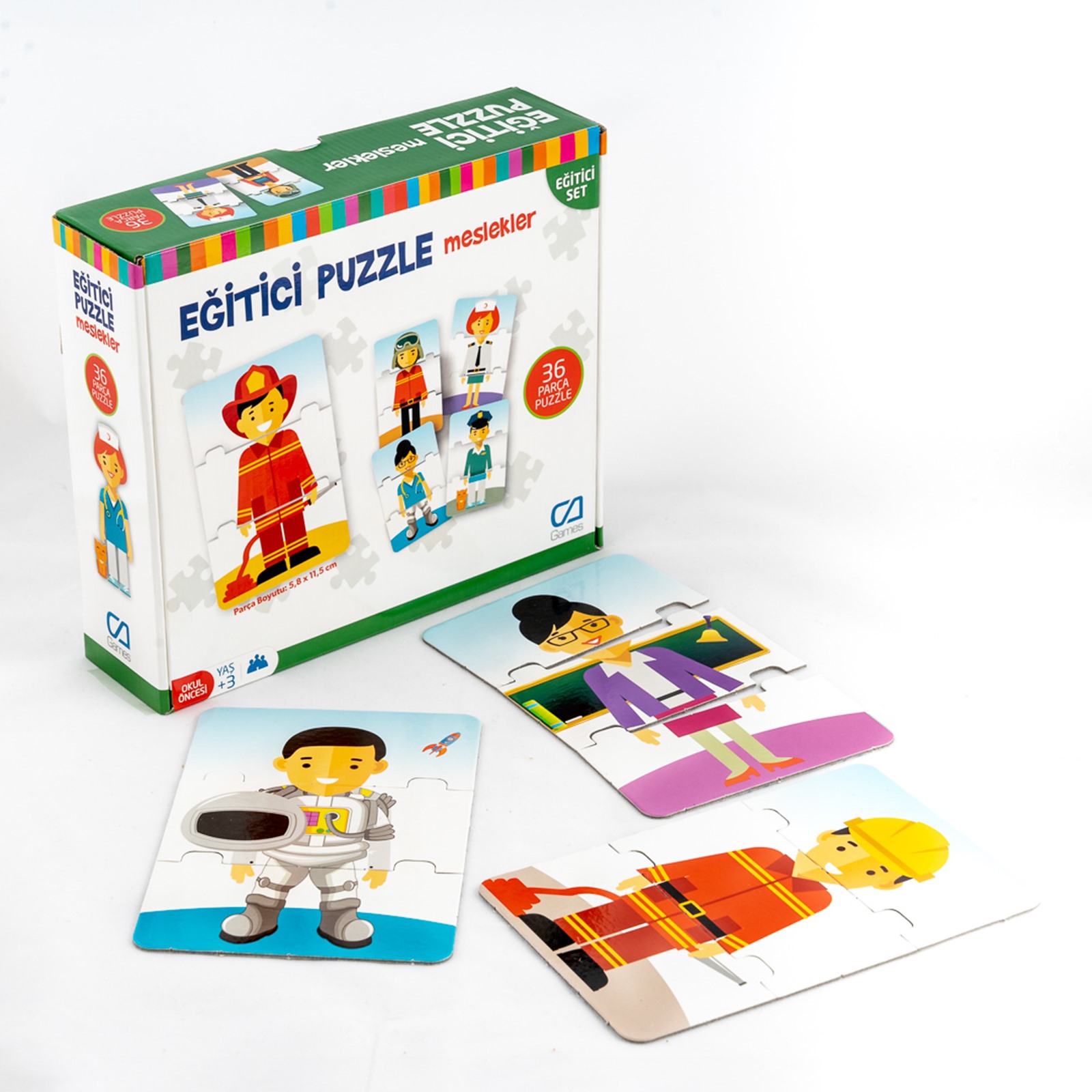 Ca Games Eğitici Puzzle Meslekler 3 Yaş+