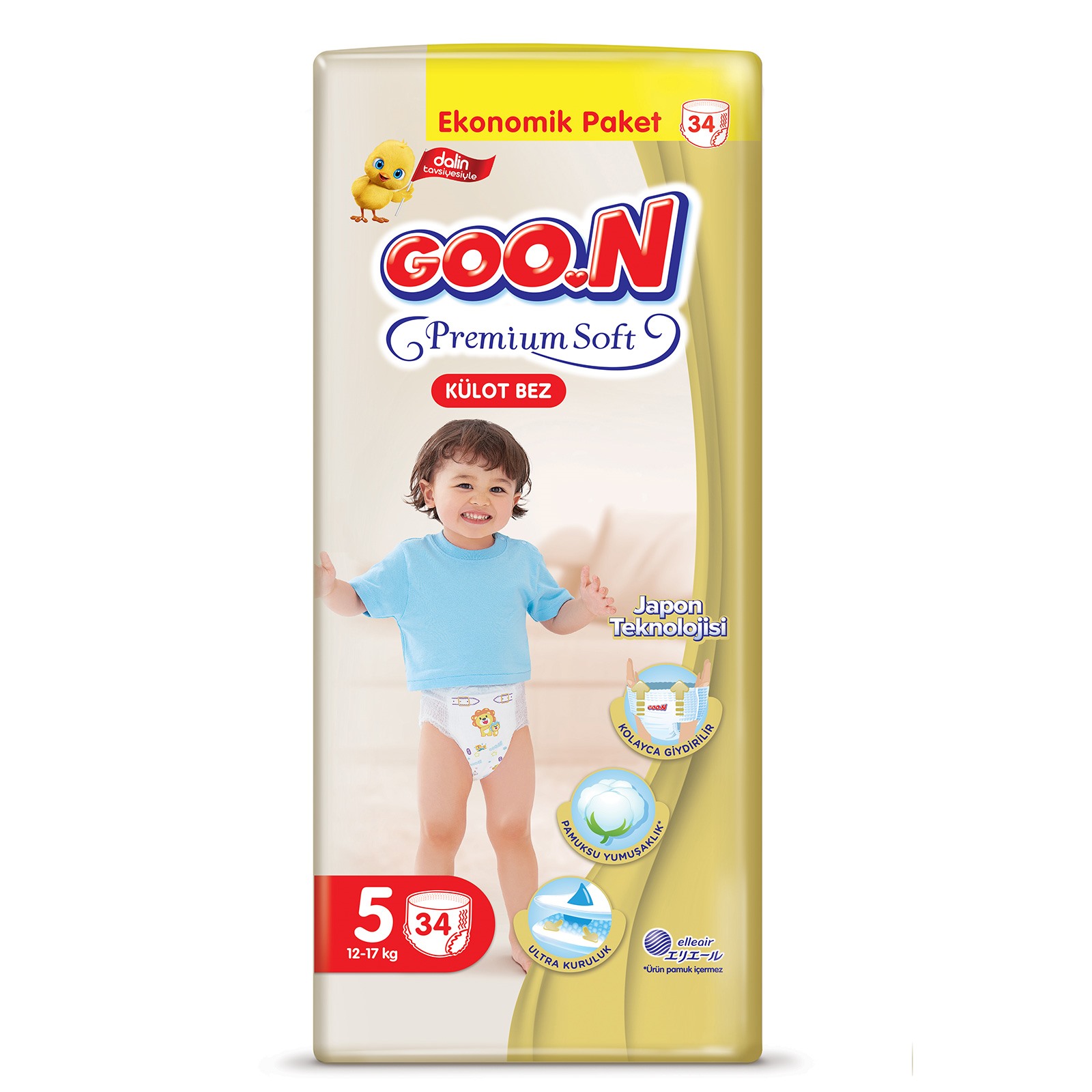 Goon Premium Kulot Bebek Bezi 4 Beden 9 14 Kg 44lu Jumbo Paket Goon 55002878 Babymall Com Tr