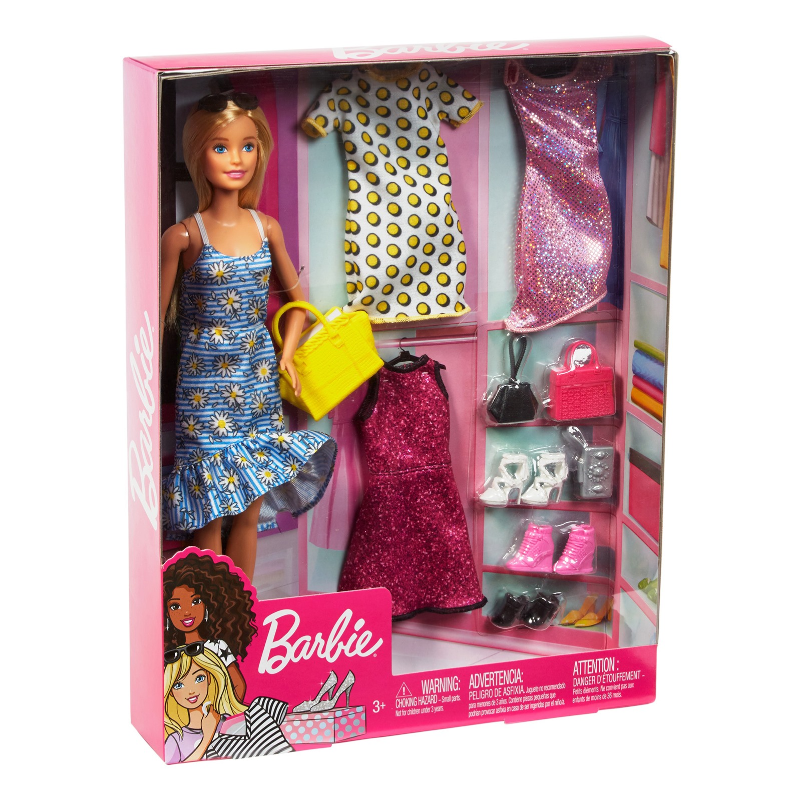 Кукла Barbie мода, с аксессуарами, gdj40