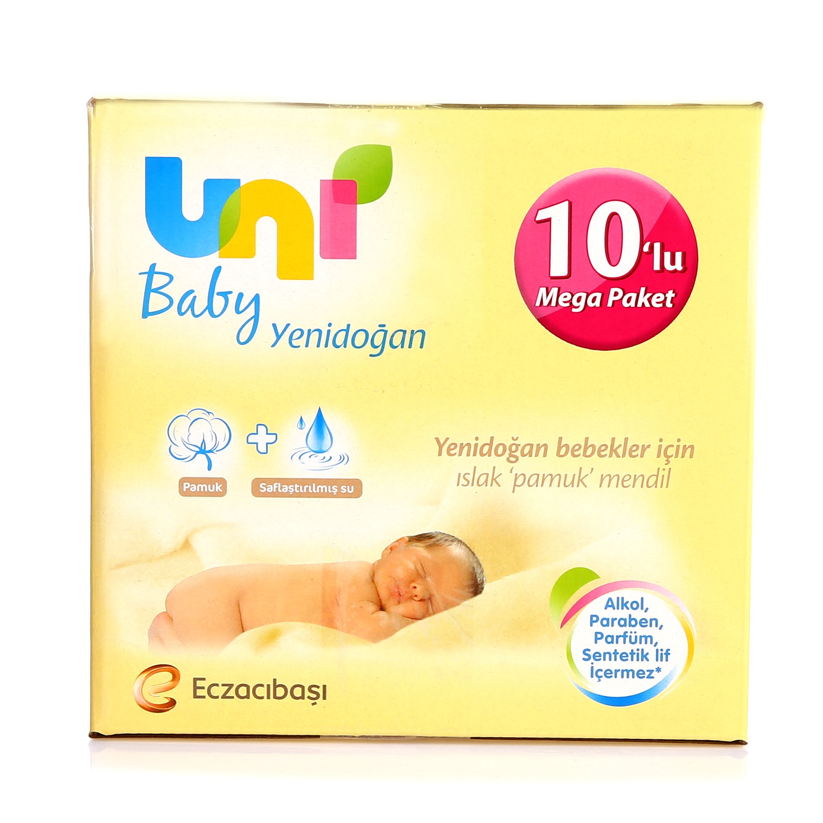 ebebek uni baby newborn wet cotton wipes mega value package 10x40 pcs aliexpress