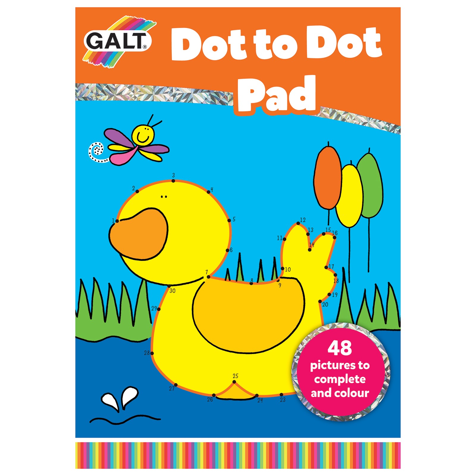 Galt Dot To Dot Pad / Noktaları Birleştirme ve Boyama Kitabı 5 Yaş+